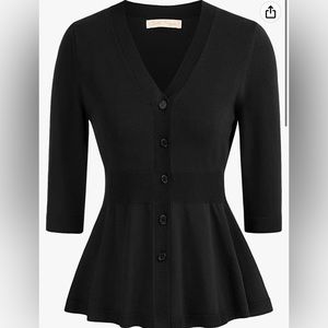 Black plus size cardigan brand new